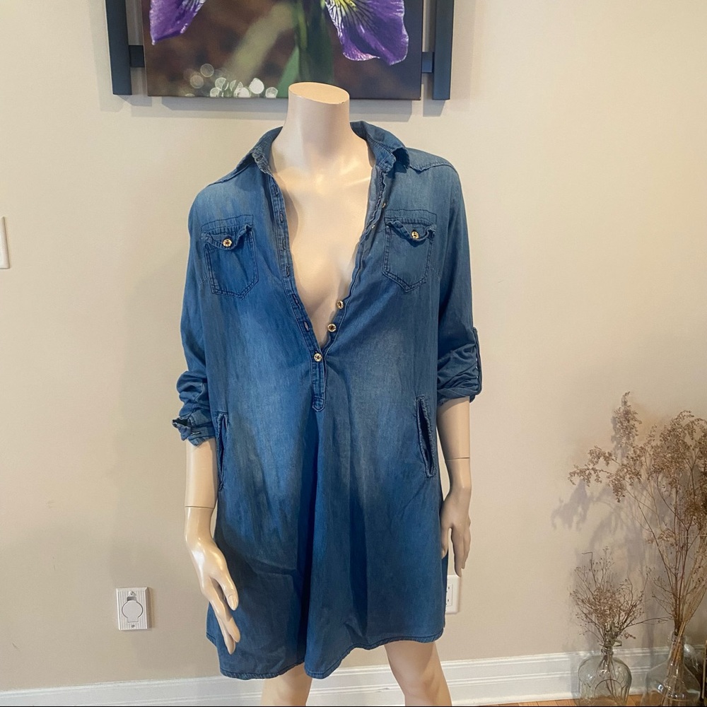 Blue jeans dress size S/M